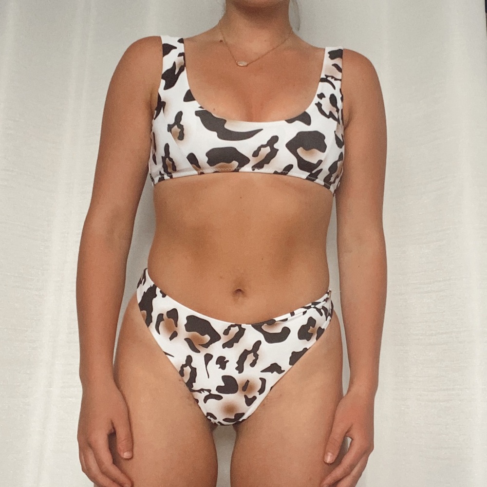 Zaful Animal Print Bikini Set